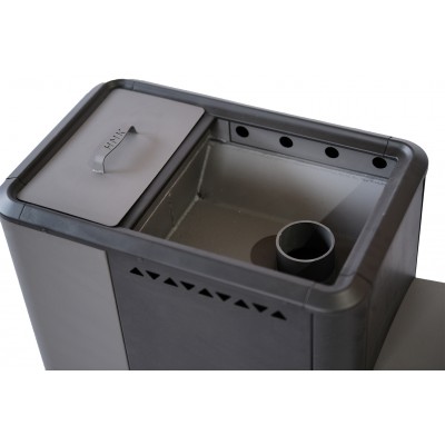 Печь банная СИБИРЬ со встроенным баком с выносной дверкой 15куб.м топка 40см Печь банная СИБИРЬ со встроенным баком с выносной дверкой 15куб.м топка 40см