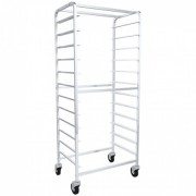 Тележка-шпилька для противней ПищТех ТШ-П12 нержав. (650х430х1560мм, 12 уровней 600х400мм)