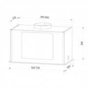 Вытяжка GS BLOC GS 600 BLACK
