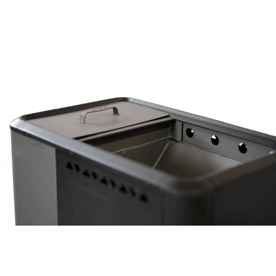 Печь банная СИБИРЬ со встроенным баком с выносной дверкой 15куб.м топка 40см Печь банная СИБИРЬ со встроенным баком с выносной дверкой 15куб.м топка 40см