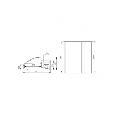 Витрина холодильная Полюс А89 SV 1,0-1 (ВХСр-1,0 Арго XL Техно) Витрина холодильная Полюс А89 SV 1,0-1 (ВХСр-1,0 Арго XL Техно)