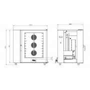 ПАРОКОНВЕКТОМАТ ПКЭ/10Г (С ПАРОГЕНЕРАТОРОМ) GRILL MASTER