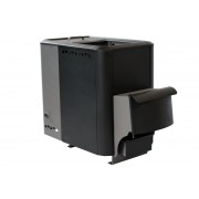 Печь банная СИБИРЬ со встроенным баком с выносной дверкой 15куб.м топка 40см