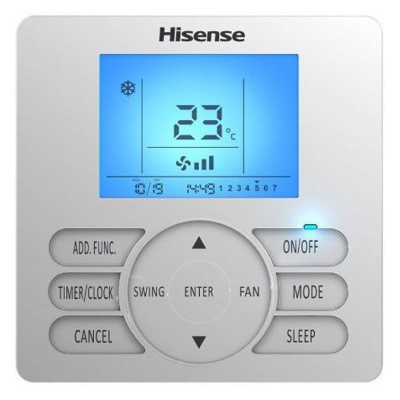Индивидуальный проводной пульт HISENSE YXE-C02U(E) Индивидуальный проводной пульт HISENSE YXE-C02U(E)
