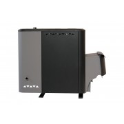 Печь банная СИБИРЬ со встроенным баком с выносной дверкой 15куб.м топка 40см