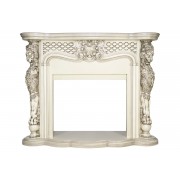 Каминокомплект Castle - Слоновая кость с патиной с очагом Vision 30 EF LED FX