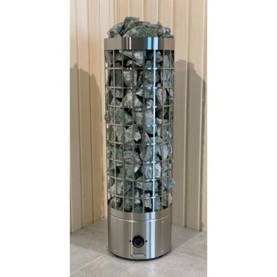 Электрическая печь ЭКМ 9 кВт Цилиндр Плюс со встроенным пультом управления Электрическая печь ЭКМ 9 кВт Цилиндр Плюс со встроенным пультом управления