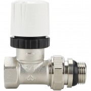 Клапан радиаторный VARMEGA 1/2" термостатический прямой с самоуплотняющимся полусгоном VM10511