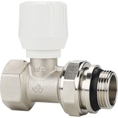 Клапан радиаторный VARMEGA 3/4" ручной, прямой с самоуплотняющимся полусгоном VM10113 Клапан радиаторный VARMEGA 3/4" ручной, прямой с самоуплотняющимся полусгоном VM10113