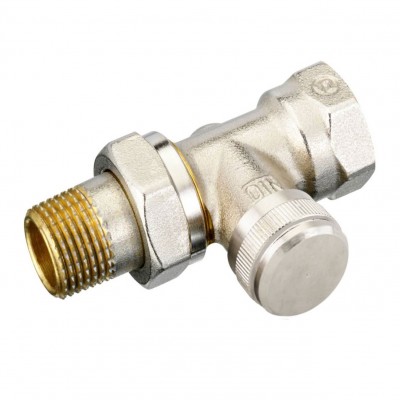 Клапан запорный прямой никелированный РИДАН LV Ду 15 Клапан запорный прямой никелированный РИДАН LV Ду 15