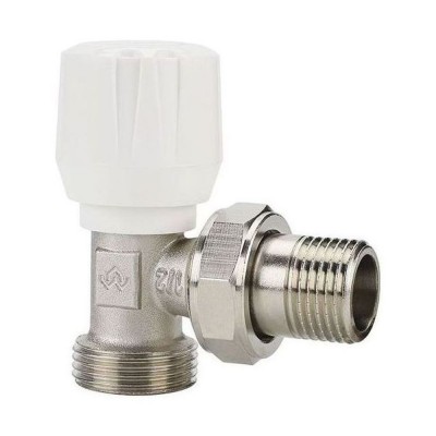 Клапан радиаторный VARMEGA 1/2" x 3/4"EK ручной, угловой VM10002 Клапан радиаторный VARMEGA 1/2" x 3/4"EK ручной, угловой VM10002
