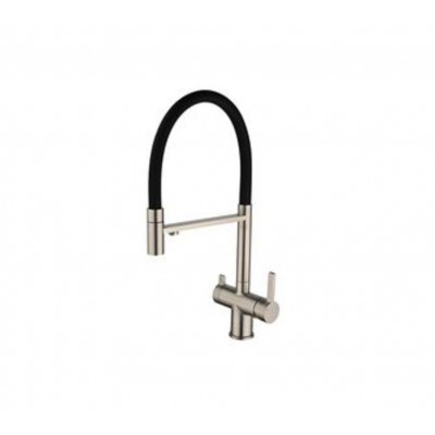 Кухонный смеситель OULIN OL-8024 нерж. Кухонный смеситель OULIN OL-8024 нерж.