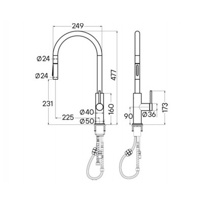 Кухонный смеситель PAULMARK Senso Se215180-BS брашированная сталь (сенсорное упр., выдв. излив) Кухонный смеситель PAULMARK Senso Se215180-BS брашированная сталь (сенсорное упр., выдв. излив)