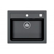 Мойка ALVEUS GRANITAL ATROX 30 CARBON - G91 590 X 500 1X в комплекте с сифоном 1132823