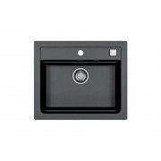 Мойка ALVEUS GRANITAL ATROX 30 CARBON - G91 590 X 500 1X в комплекте с сифоном 1132823