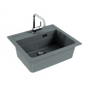 Мойка ALVEUS GRANITAL ATROX 30 CONCRETE - G81 590 X 500 1X в комплекте с сифоном 1132823