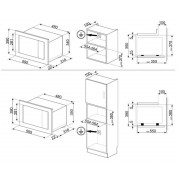 Микроволновая печь встраиваемая SMEG FMI120G