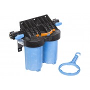 Корпус для картриджного фильтра 1 М 10" Т2 (торцевое подключение), Big Blue не прозрачный