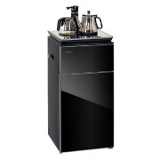 Кулер для воды HIBERG F-91FGB напольный с электрическим чайником и двумя режимами воды в кране