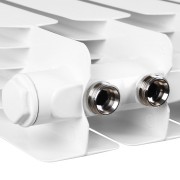 Биметаллический радиатор Stout SPACE (нижнее подключение) 500 10 секц.