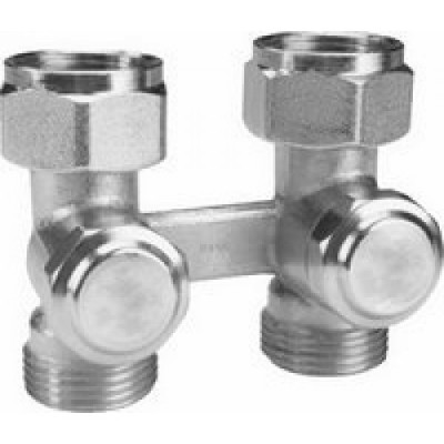 Узел нижнего подключения прямой Buderus 3/4"x3/4"НР, с предварительной настройкой Узел нижнего подключения прямой Buderus 3/4"x3/4"НР, с предварительной настройкой