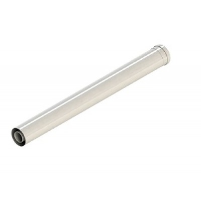 Труба дымохода, 1,95 м длиной, 60 мм (2 шт по 1,95 м=3,9 м) (арт.7373213) Труба дымохода, 1,95 м длиной, 60 мм (2 шт по 1,95 м=3,9 м) (арт.7373213)