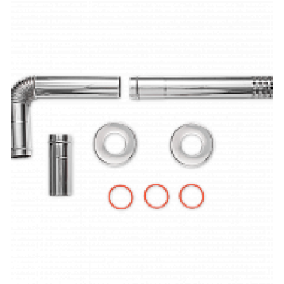 Комплект дымохода 75 мм нерж. для напол. котлов Navien BCSA0510 Комплект дымохода 75 мм нерж. для напол. котлов Navien BCSA0510