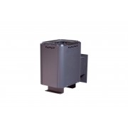 Печь банная чугунная "Сибирь-24". Универсальная чугунная дверца (конвекционная)