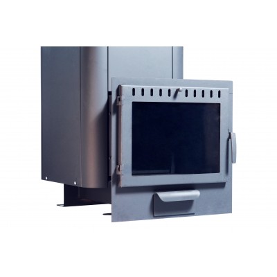 Печь банная чугунная"Сибирь-20". Панорамная дверца (конвекционная) Печь банная чугунная"Сибирь-20". Панорамная дверца (конвекционная)