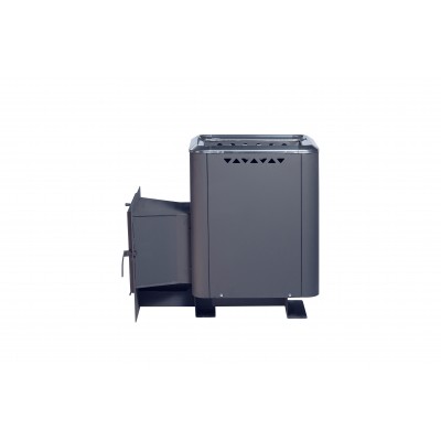 Печь банная чугунная"Сибирь-20". Панорамная дверца (конвекционная) Печь банная чугунная"Сибирь-20". Панорамная дверца (конвекционная)