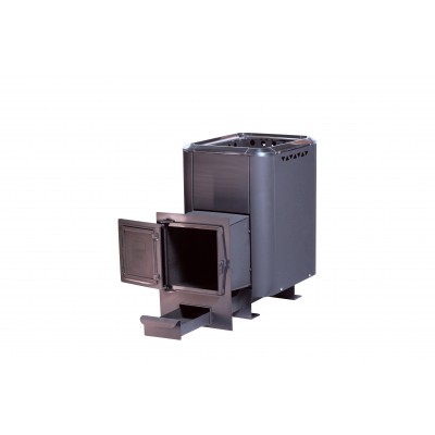 Печь банная чугунная "Сибирь-24". Универсальная чугунная дверца (конвекционная) Печь банная чугунная "Сибирь-24". Универсальная чугунная дверца (конвекционная)