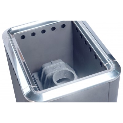 Печь банная чугунная"Сибирь-20". Панорамная дверца (конвекционная) Печь банная чугунная"Сибирь-20". Панорамная дверца (конвекционная)