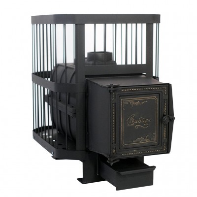 Чугунная банная печь "Сибирь-18" с универ. чуг. дверцей Чугунная банная печь "Сибирь-18" с универ. чуг. дверцей