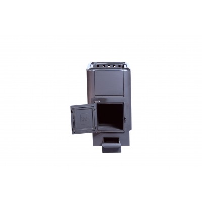 Печь банная чугунная "Сибирь-24". Универсальная чугунная дверца (конвекционная) Печь банная чугунная "Сибирь-24". Универсальная чугунная дверца (конвекционная)