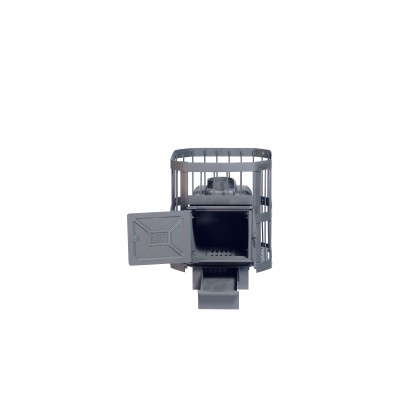 Печь банная чугунная "Сибирь-15". Чугунная дверца без ВТК (сетка) Печь банная чугунная "Сибирь-15". Чугунная дверца без ВТК (сетка)