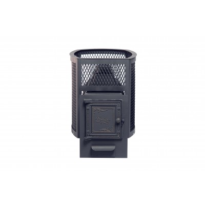 Печь банная чугунная"Сибирь-20". Универсальная чугунная дверца (сетка) Печь банная чугунная"Сибирь-20". Универсальная чугунная дверца (сетка)