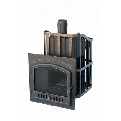 Премиальная банная печь "Сибирь-40" сетка ЗК (дверка 700х700) Премиальная банная печь "Сибирь-40" сетка ЗК (дверка 700х700)