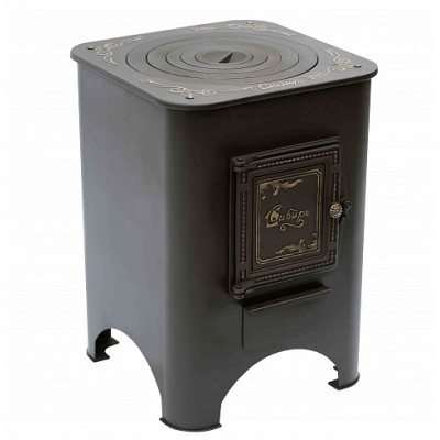 Печь под казан "Сибирь" с чугунной плитой и дверцей Печь под казан "Сибирь" с чугунной плитой и дверцей