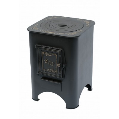 Печь под казан "Сибирь" с чугунной плитой и дверцей Печь под казан "Сибирь" с чугунной плитой и дверцей