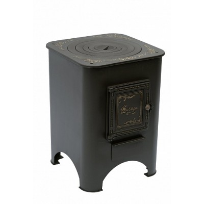 Печь под казан "Сибирь" с чугунной плитой и дверцей Печь под казан "Сибирь" с чугунной плитой и дверцей