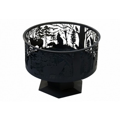 Очаг Сибирь "Природа" на подставке Очаг Сибирь "Природа" на подставке