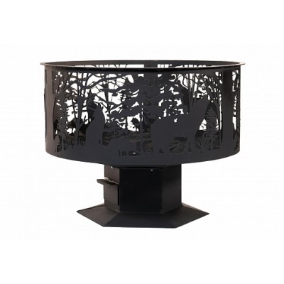 Очаг Сибирь "Природа" на подставке Очаг Сибирь "Природа" на подставке