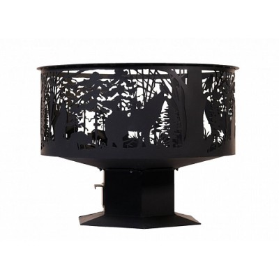 Очаг Сибирь "Природа" на подставке Очаг Сибирь "Природа" на подставке