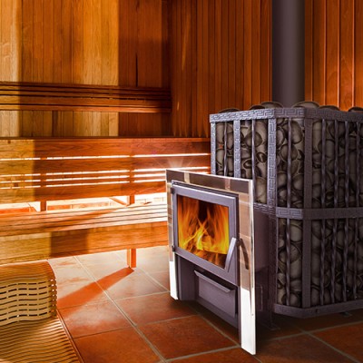 Печь банная КАТУНЬ со стеклом до 24куб.м топка 40см Печь банная КАТУНЬ со стеклом до 24куб.м топка 40см