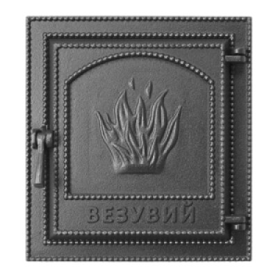 Дверка каминная Везувий глухая 211 антрацит Дверка каминная Везувий глухая 211 антрацит