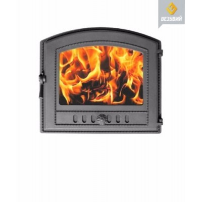 Дверка Везувий со стеклом 224 антрацит Дверка Везувий со стеклом 224 антрацит