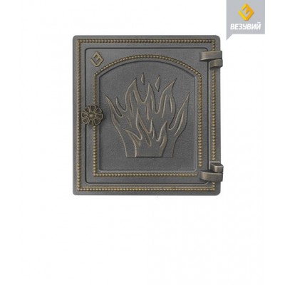 Дверка печная Везувий ДТ - 4 бронза Дверка печная Везувий ДТ - 4 бронза