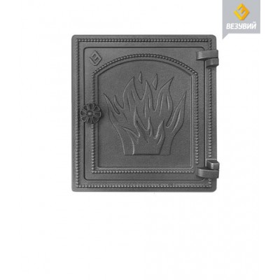 Дверка печная Везувий ДТ - 4 антрацит Дверка печная Везувий ДТ - 4 антрацит