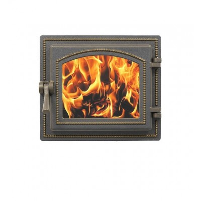 Дверка ВЕЗУВИЙ каминная 260 (Бронза) Дверка ВЕЗУВИЙ каминная 260 (Бронза)