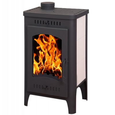 Печь - камин Бавария Оптима с плитой Печь - камин Бавария Оптима с плитой